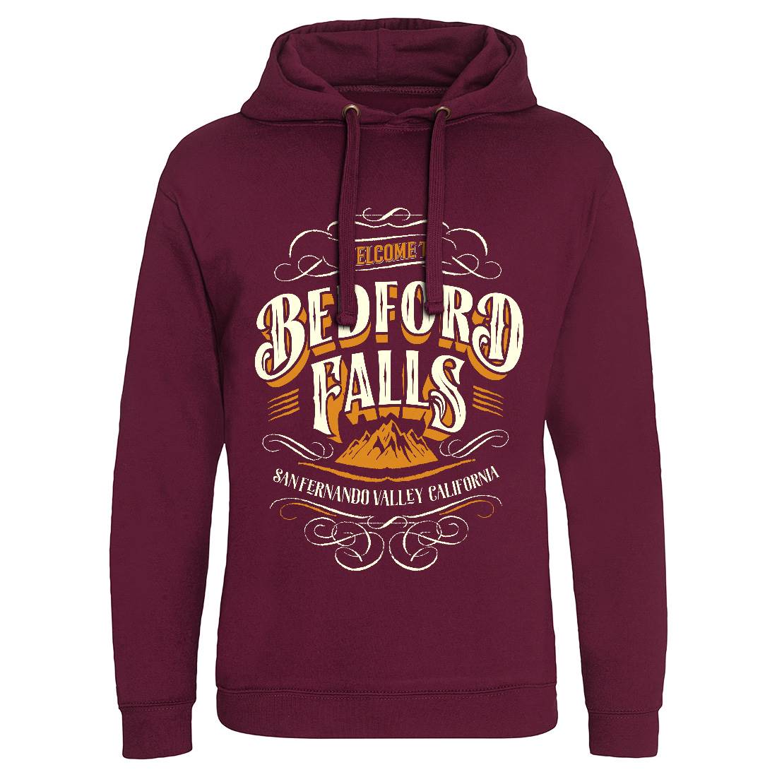 Bedford Falls Mens Hoodie Without Pocket Christmas D148