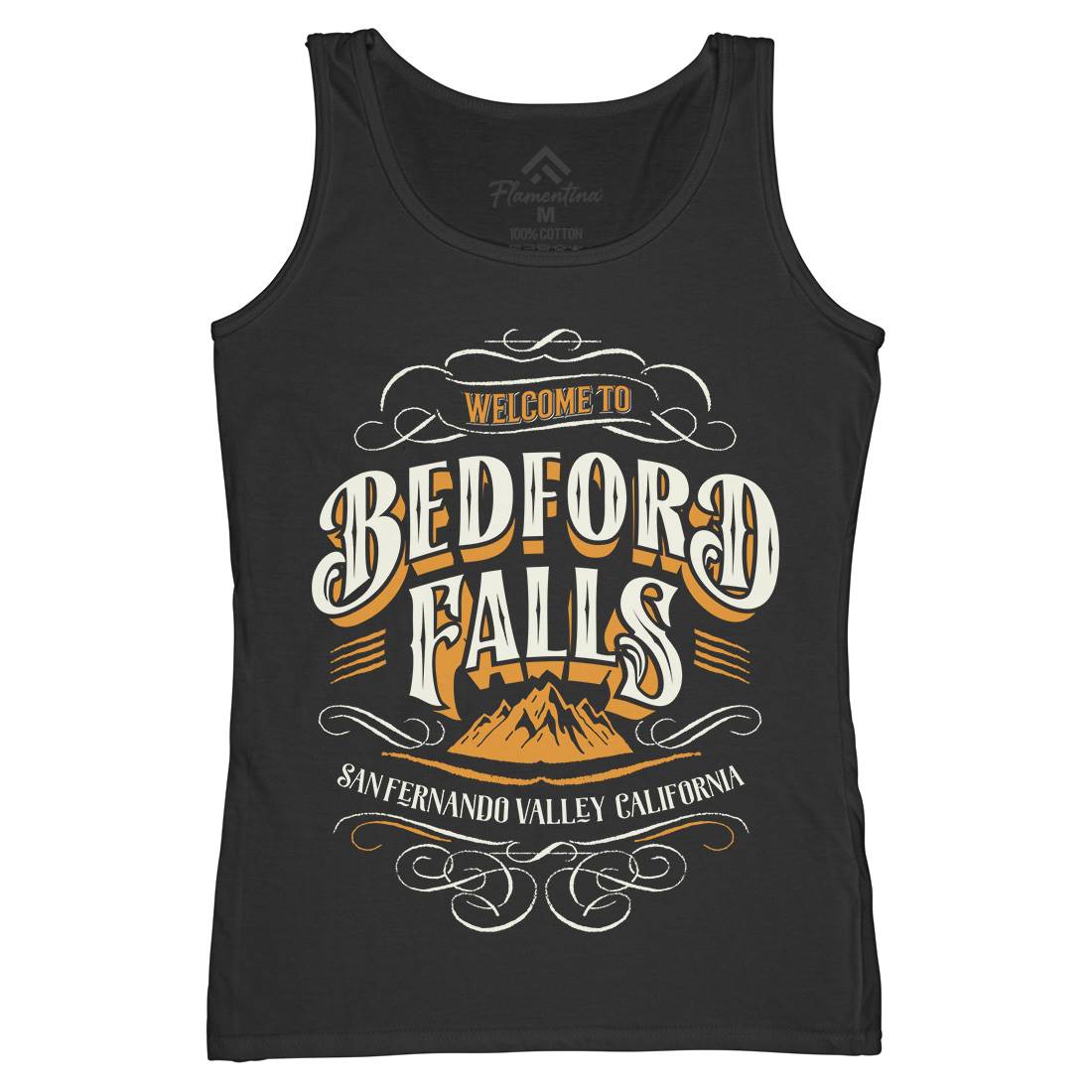 Bedford Falls Womens Organic Tank Top Vest Christmas D148