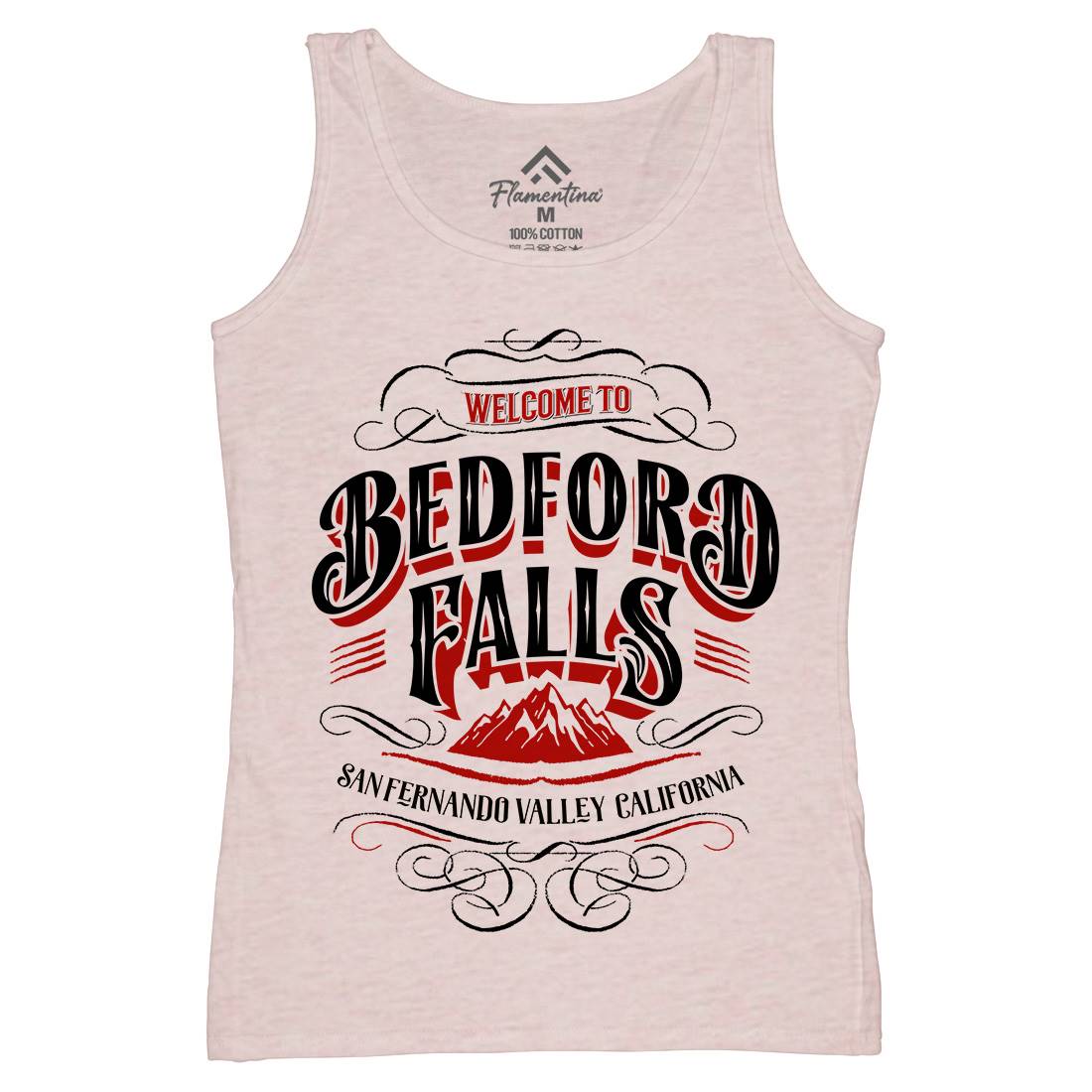 Bedford Falls Womens Organic Tank Top Vest Christmas D148