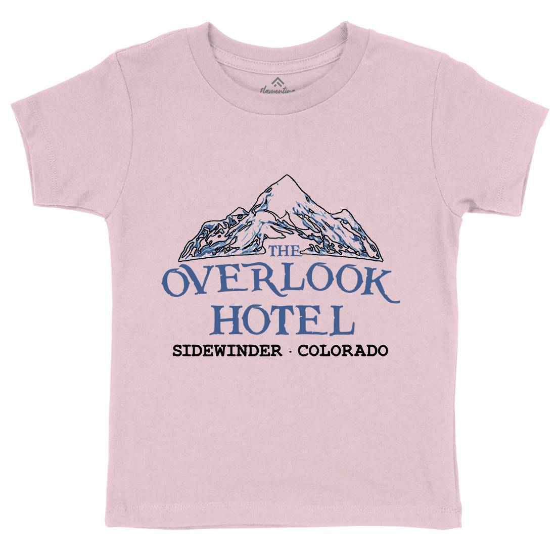 Overlook Hotel Kids Organic Crew Neck T-Shirt Horror D149