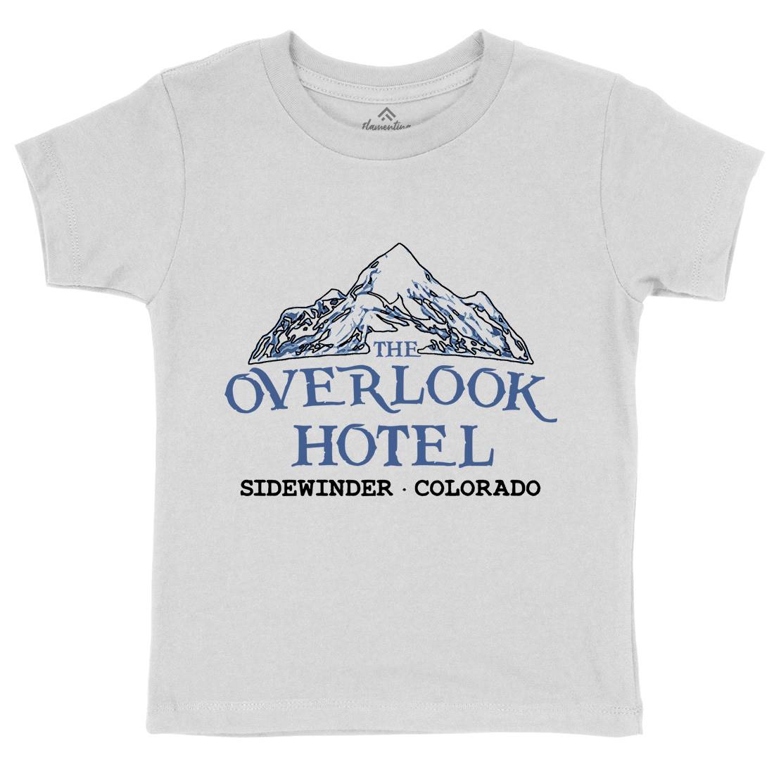 Overlook Hotel Kids Organic Crew Neck T-Shirt Horror D149