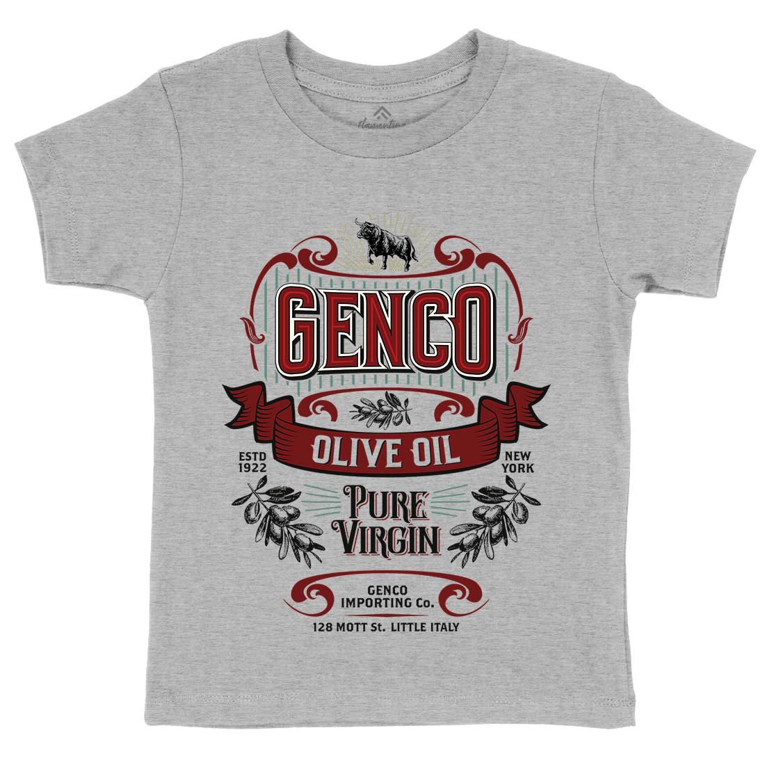 Genco Pura Kids Crew Neck T-Shirt Food D151