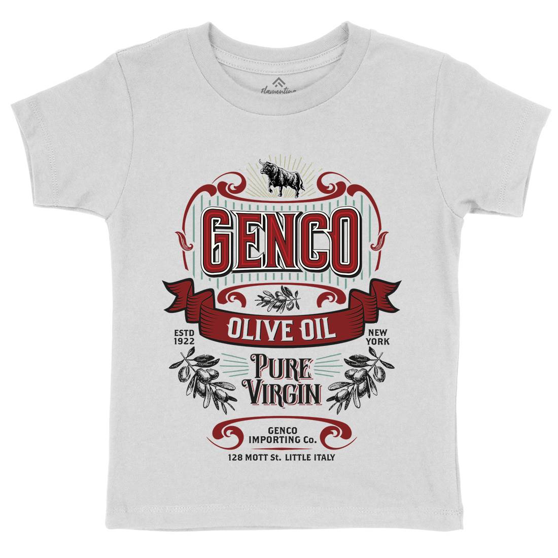 Genco Pura Kids Organic Crew Neck T-Shirt Food D151