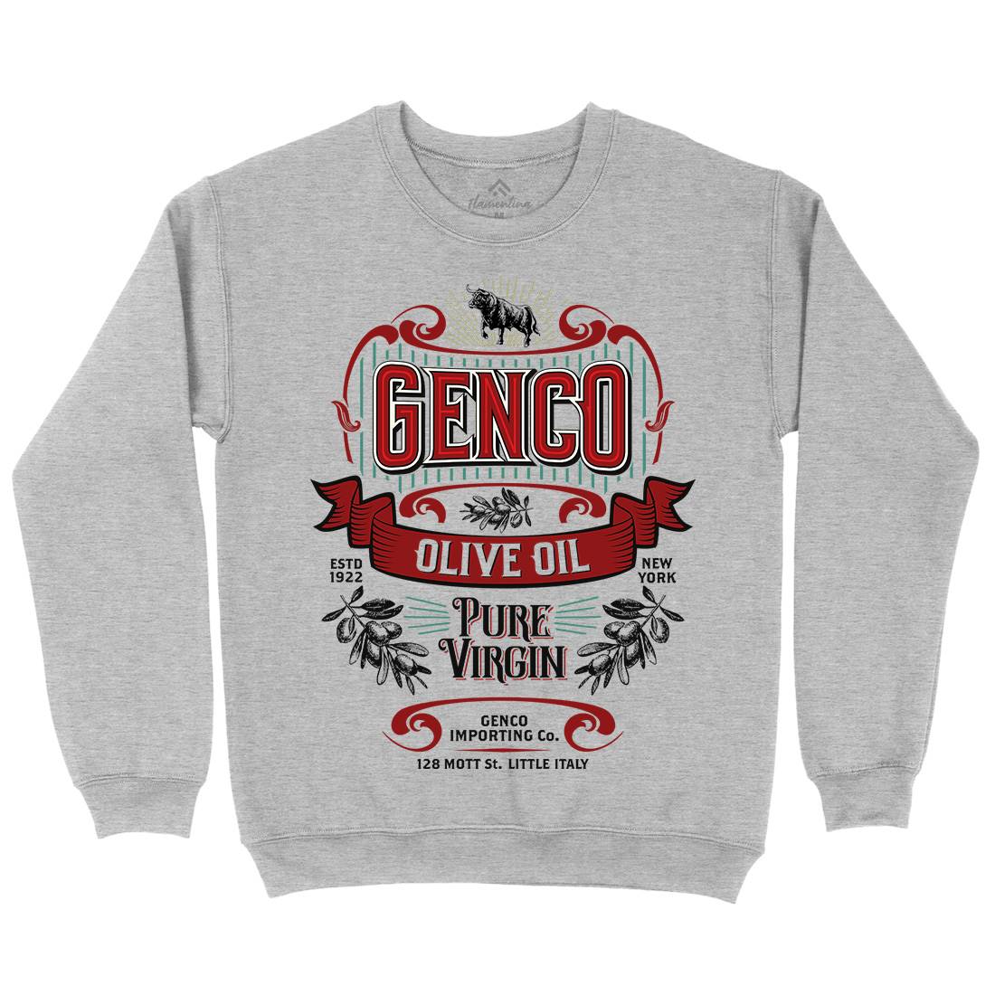 Genco Pura Mens Crew Neck Sweatshirt Food D151
