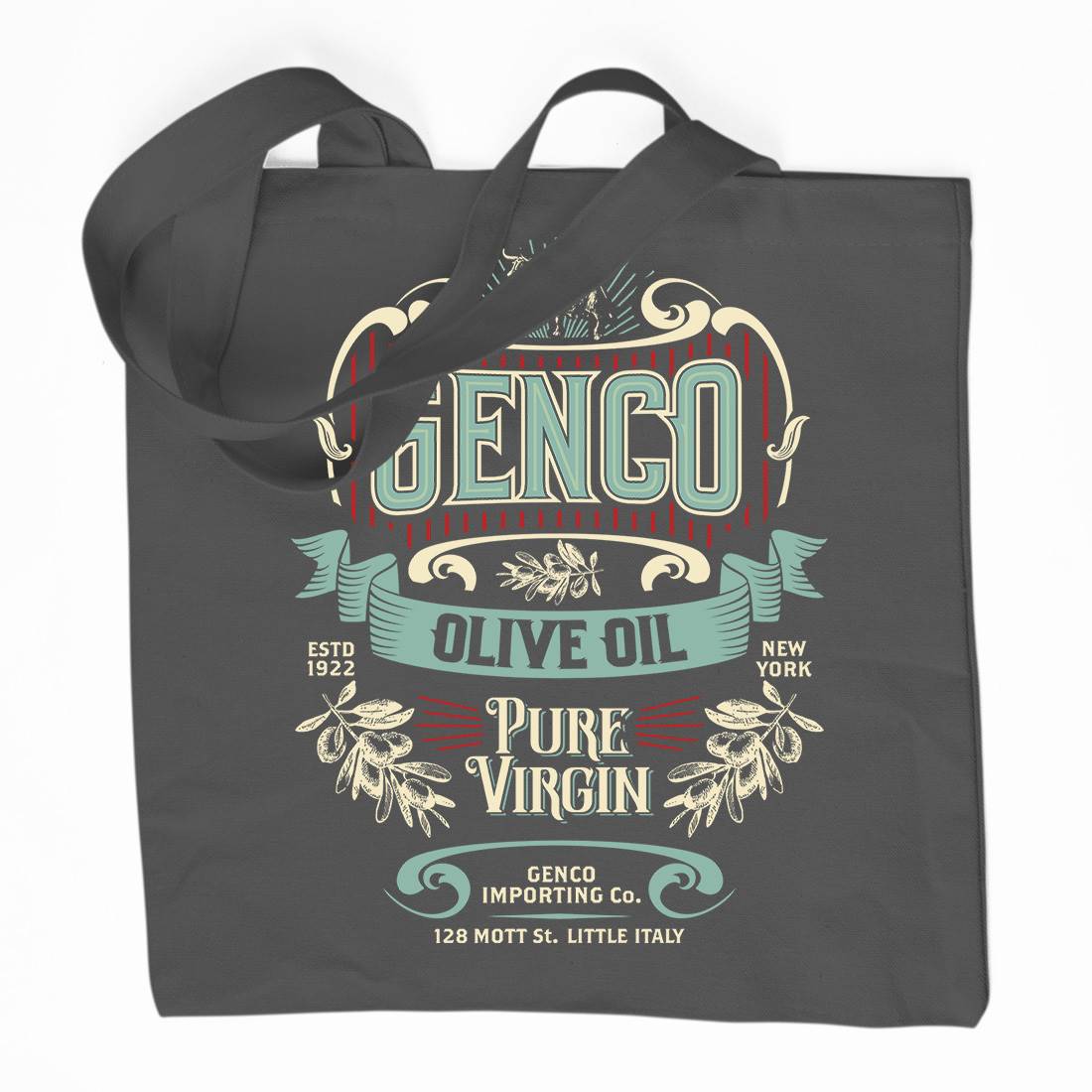 Genco Pura Organic Premium Cotton Tote Bag Food D151