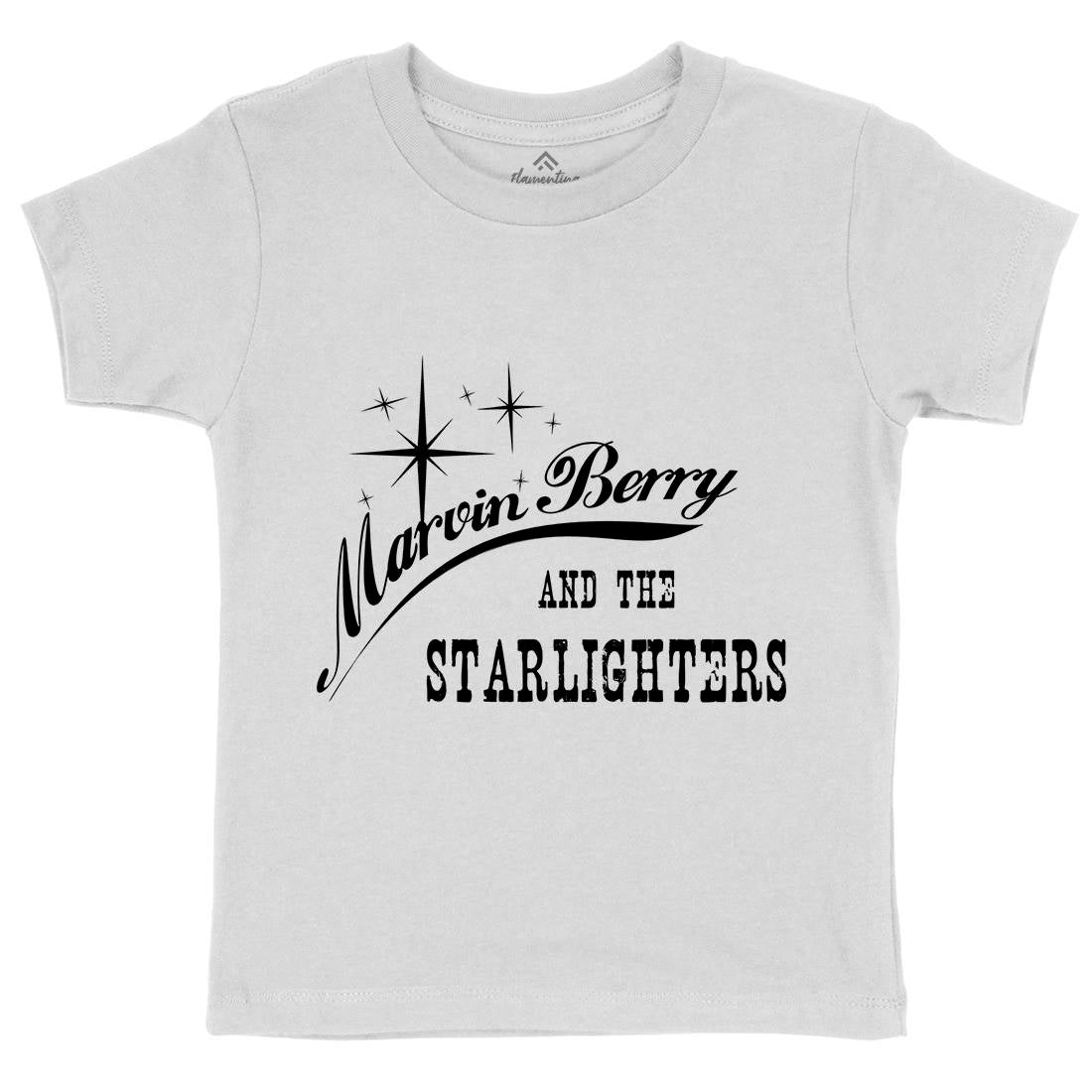Marvin Berry And The Starlighters Kids Organic Crew Neck T-Shirt Music D152