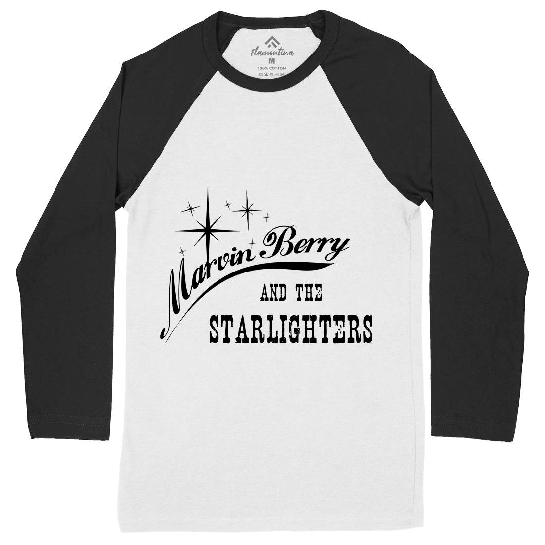 Marvin Berry And The Starlighters Mens Long Sleeve Baseball T-Shirt Music D152