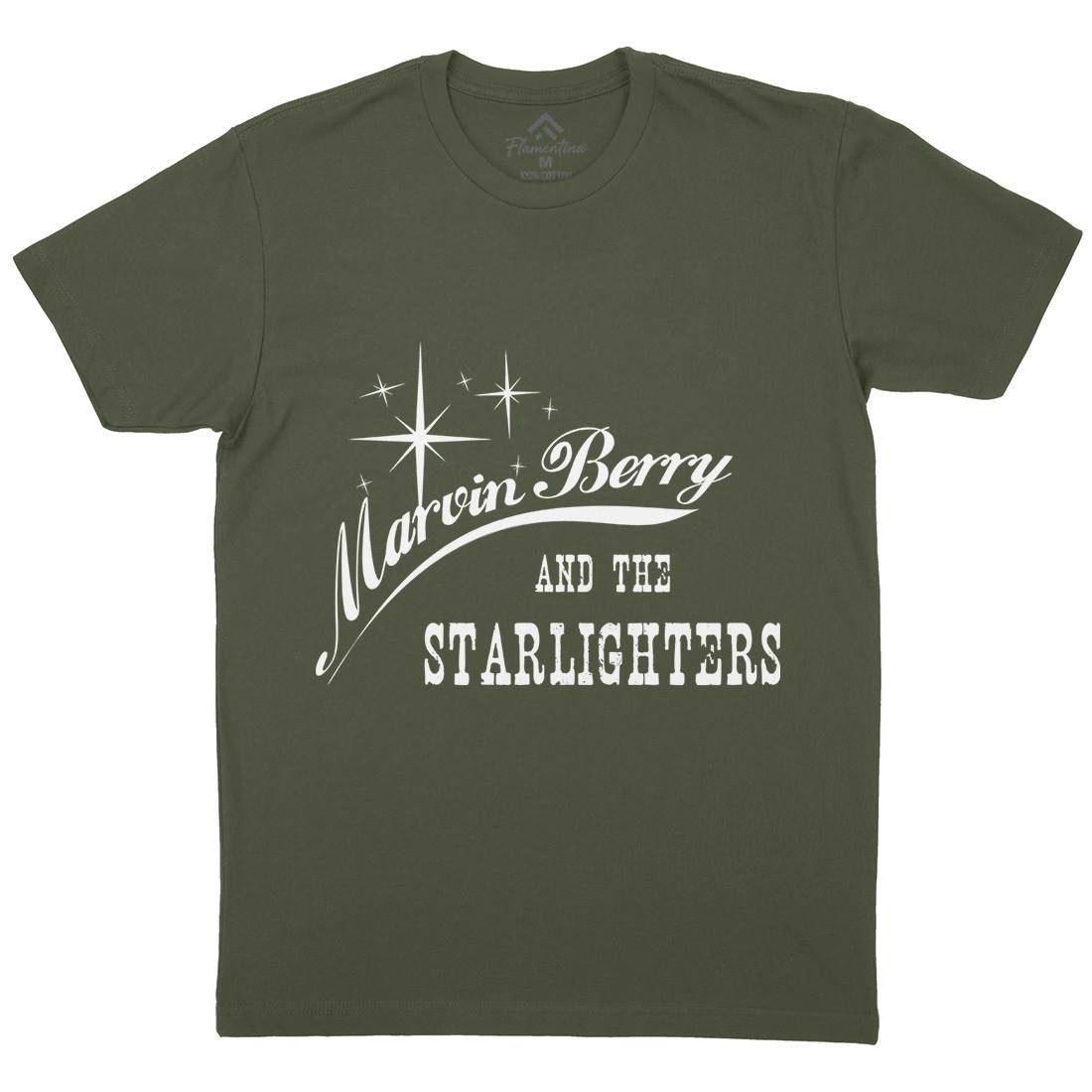Marvin Berry And The Starlighters Mens Organic Crew Neck T-Shirt Music D152