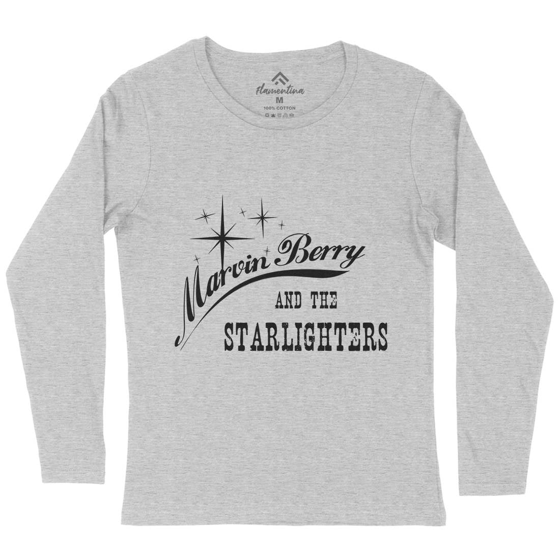 Marvin Berry And The Starlighters Womens Long Sleeve T-Shirt Music D152