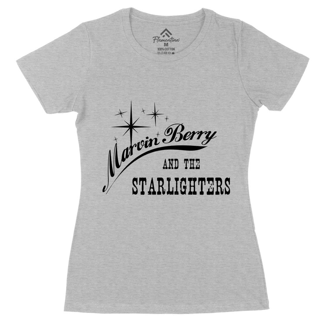 Marvin Berry And The Starlighters Womens Organic Crew Neck T-Shirt Music D152