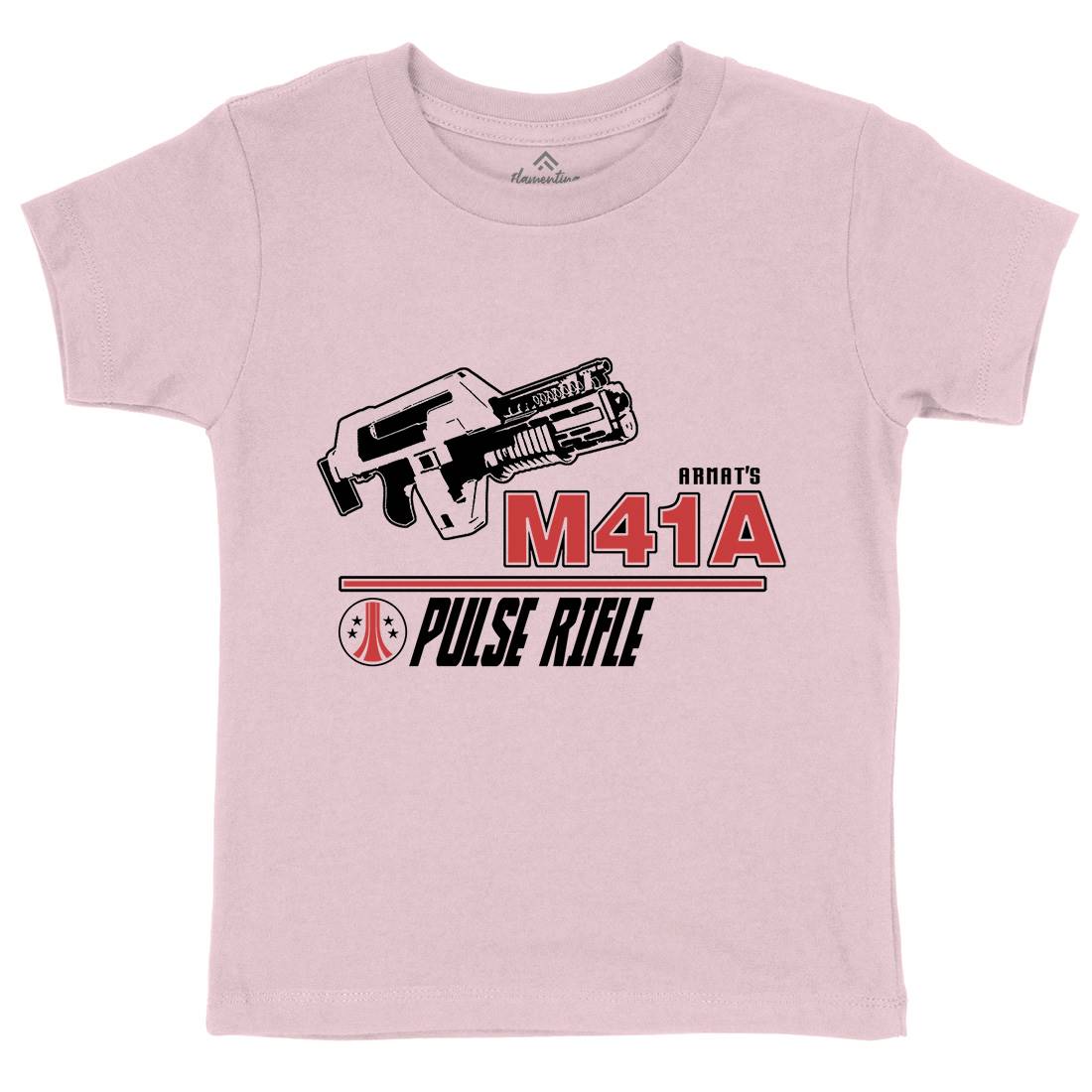 M41A Kids Crew Neck T-Shirt Army D153