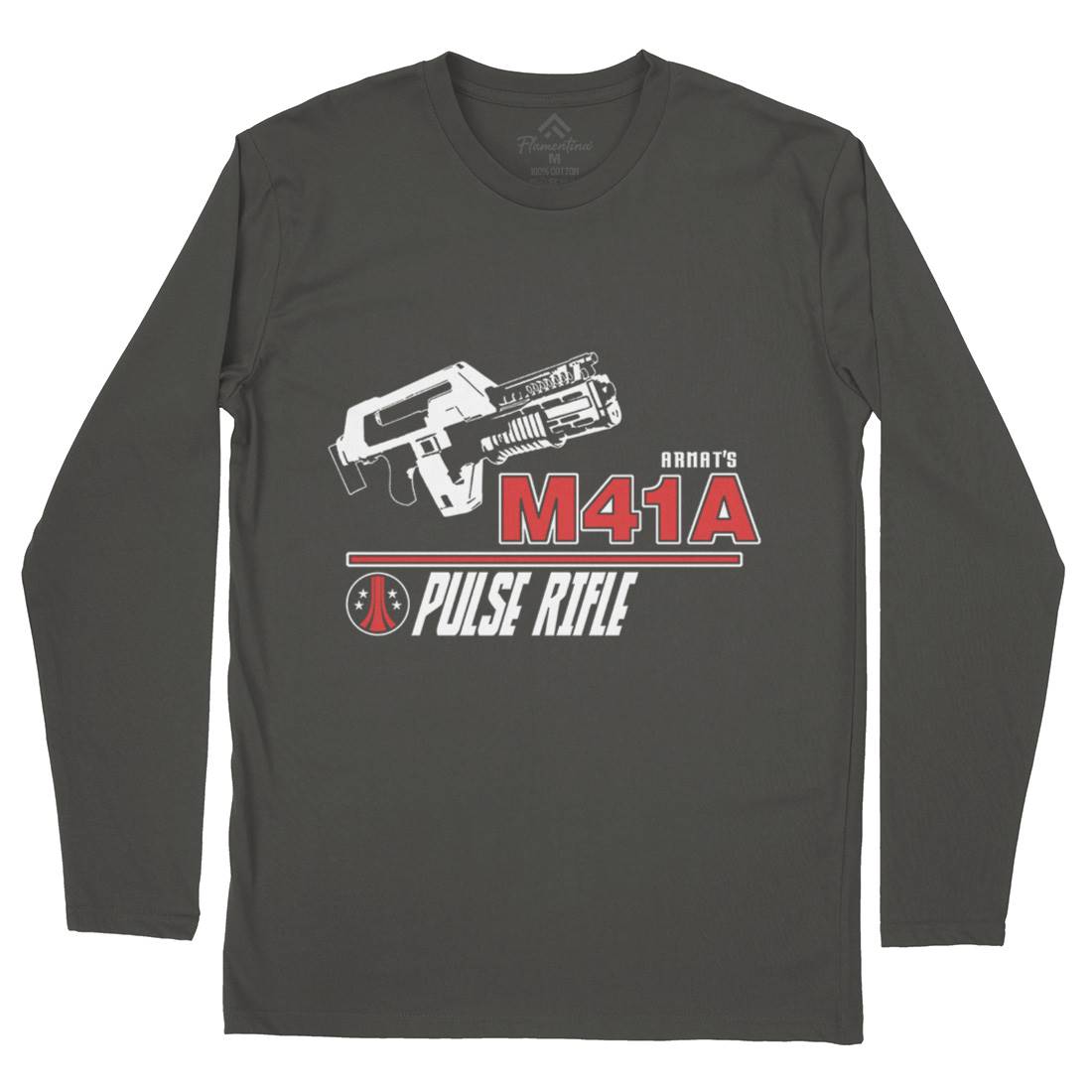 M41A Mens Long Sleeve T-Shirt Army D153