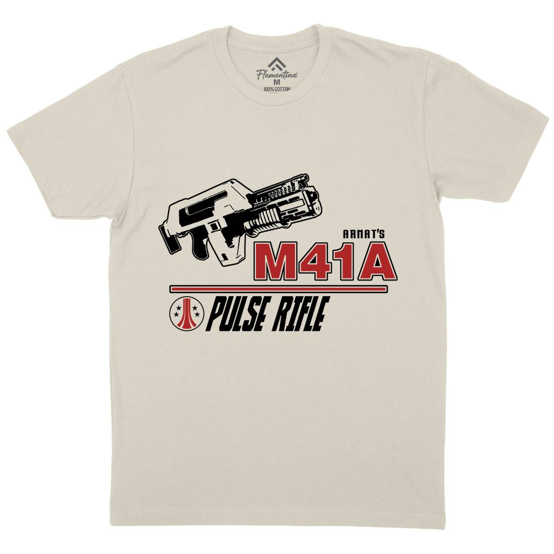 M41A Mens Organic Crew Neck T-Shirt Army D153