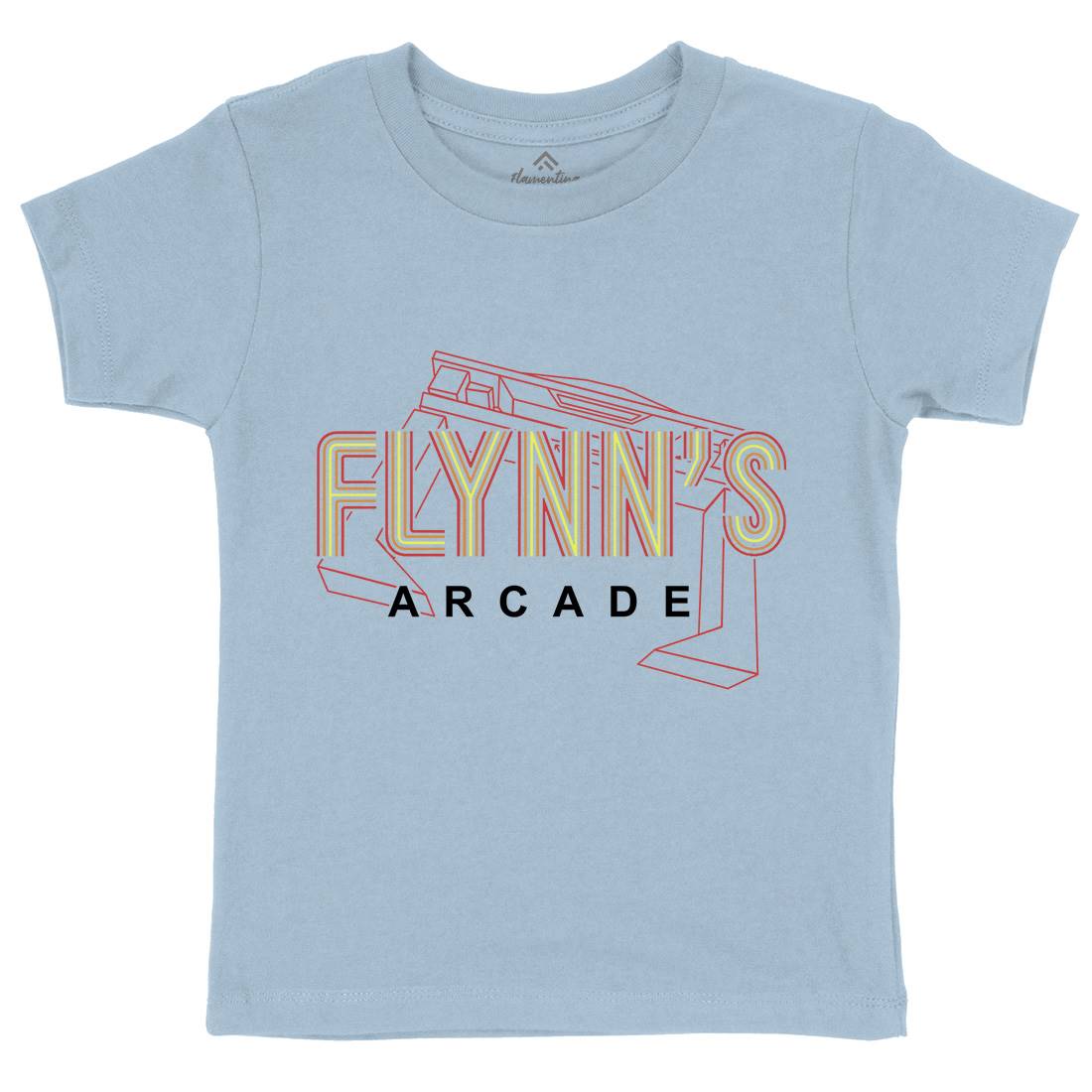 Flynns Arcade Kids Crew Neck T-Shirt Space D154
