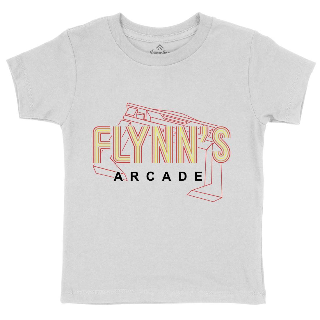 Flynns Arcade Kids Organic Crew Neck T-Shirt Space D154