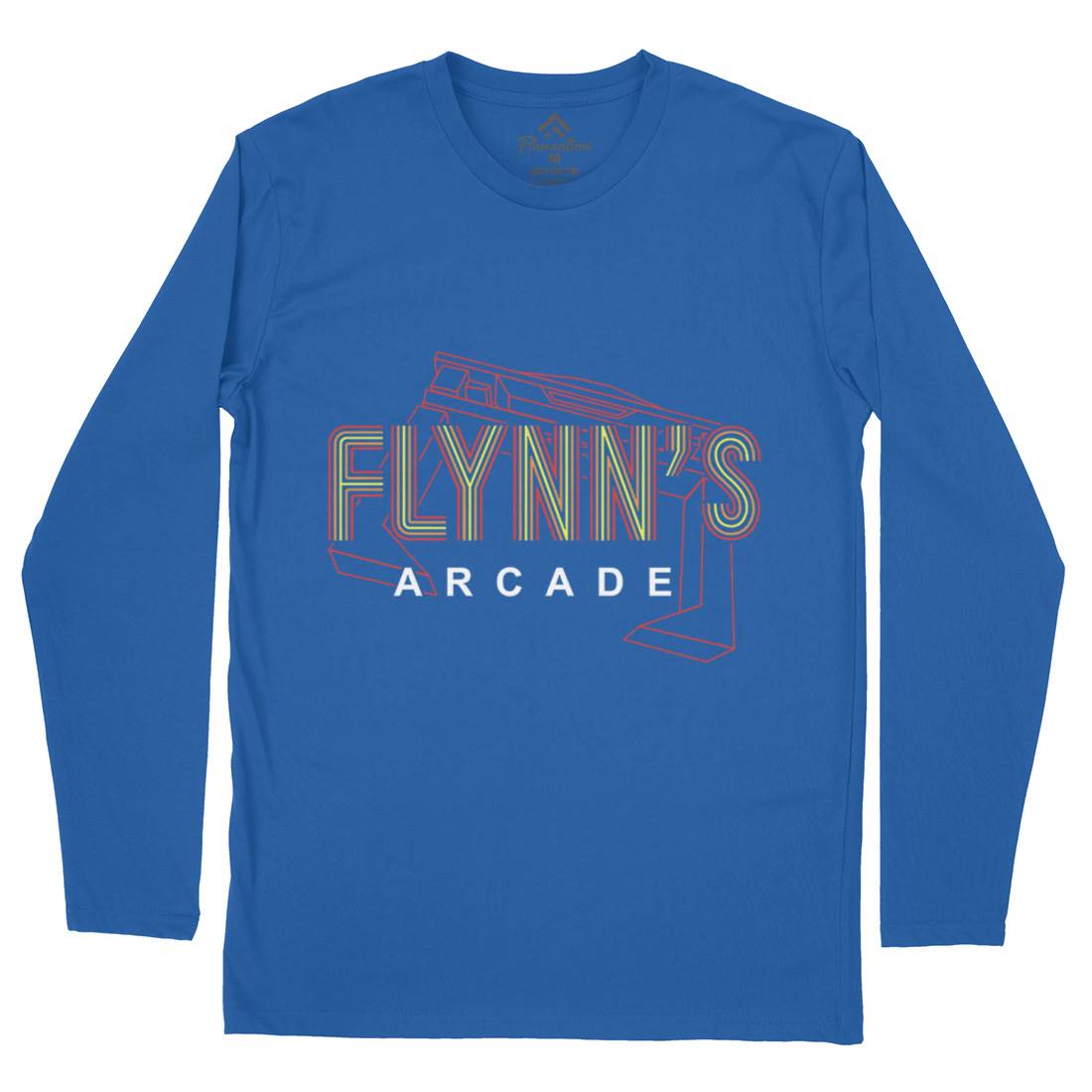 Flynns Arcade Mens Long Sleeve T-Shirt Space D154