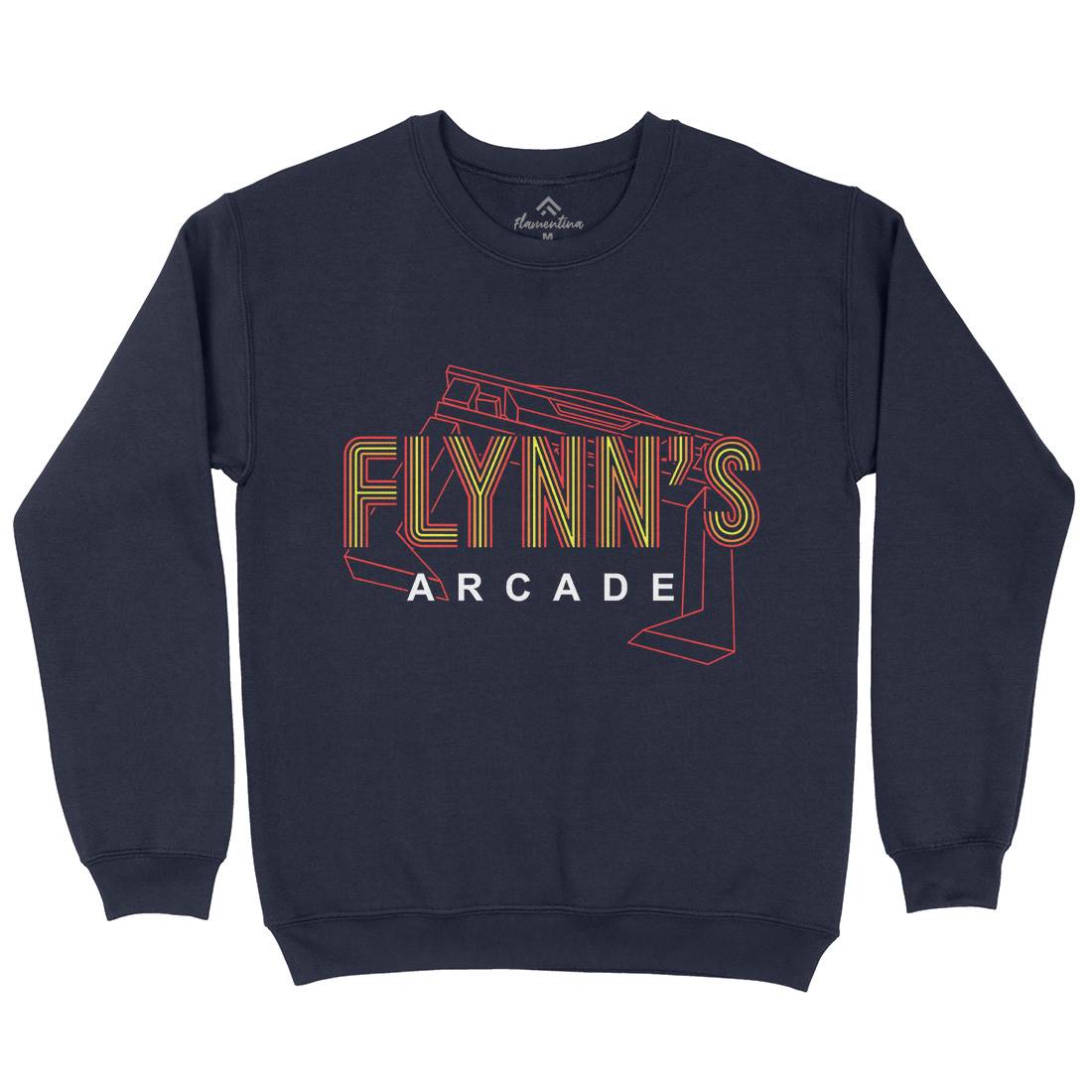 Flynns Arcade Kids Crew Neck Sweatshirt Space D154
