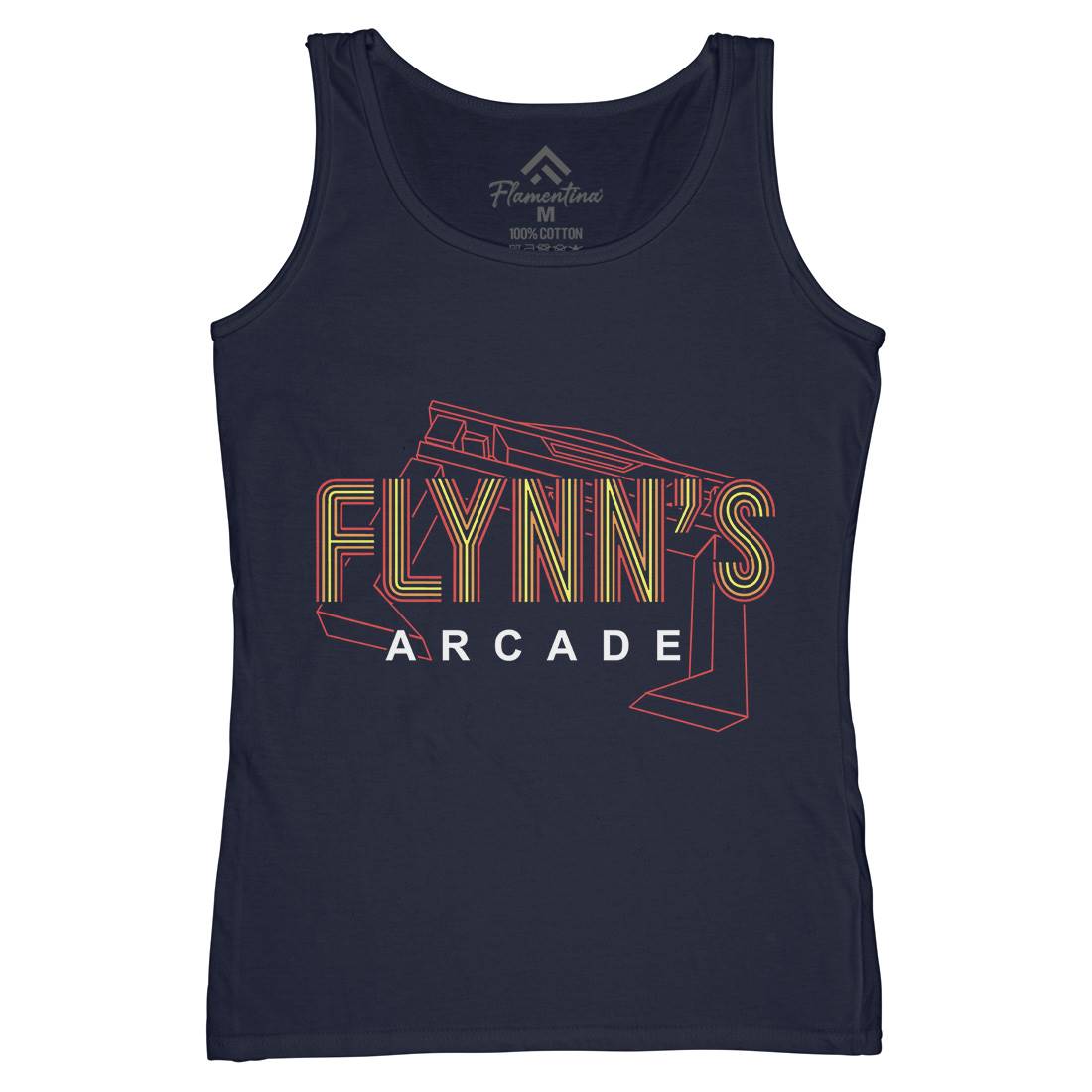 Flynns Arcade Womens Organic Tank Top Vest Space D154