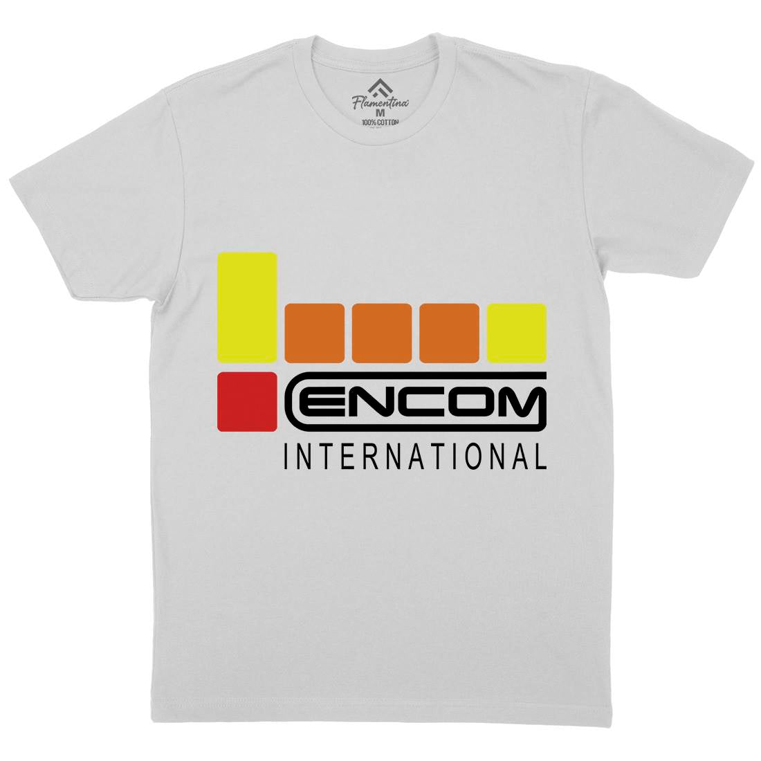 Encom Mens Crew Neck T-Shirt Space D155