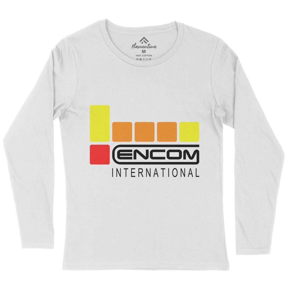 Encom Womens Long Sleeve T-Shirt Space D155