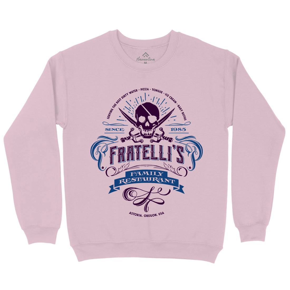 Fratellis Restaurant Kids Crew Neck Sweatshirt Horror D157
