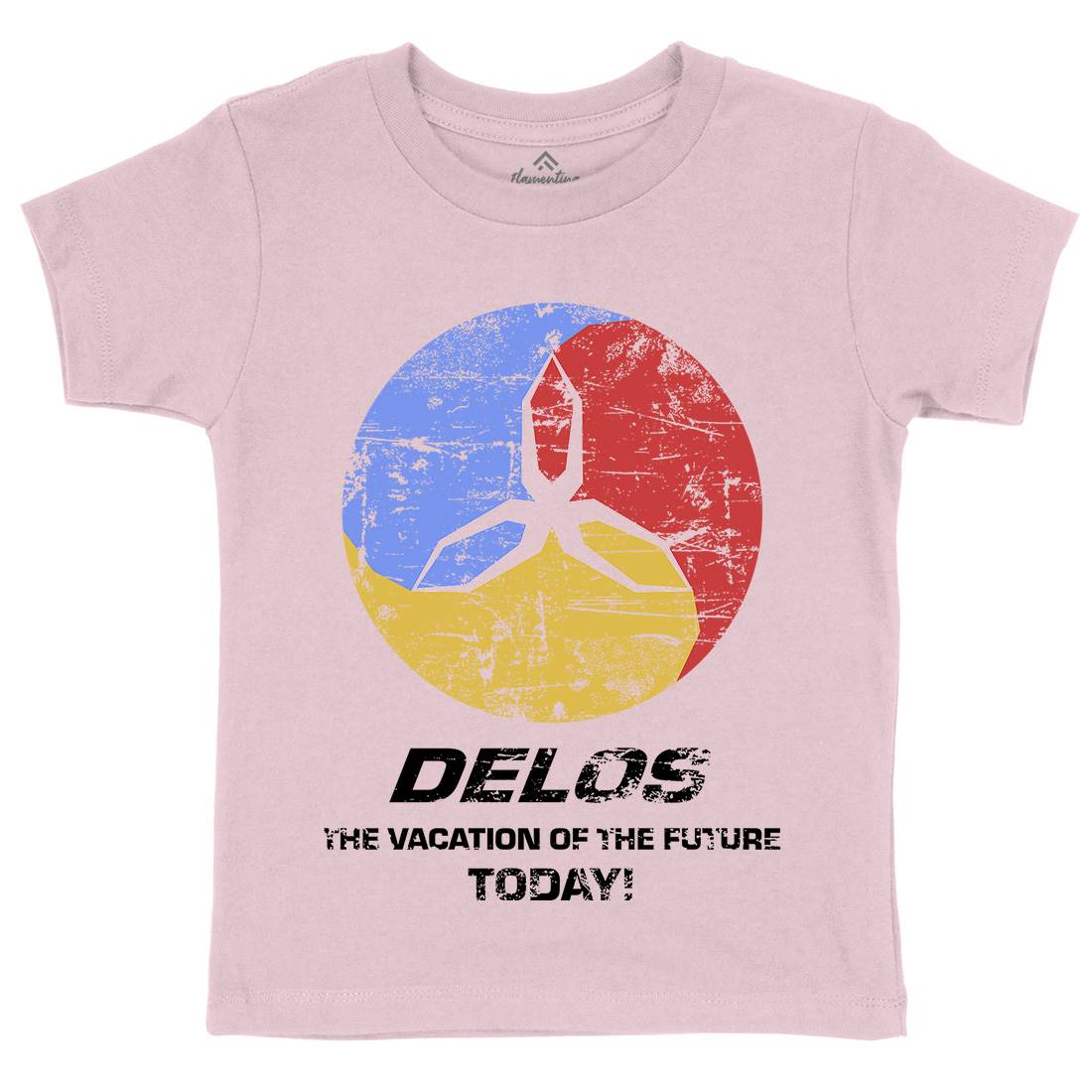 Delos Kids Crew Neck T-Shirt Space D158