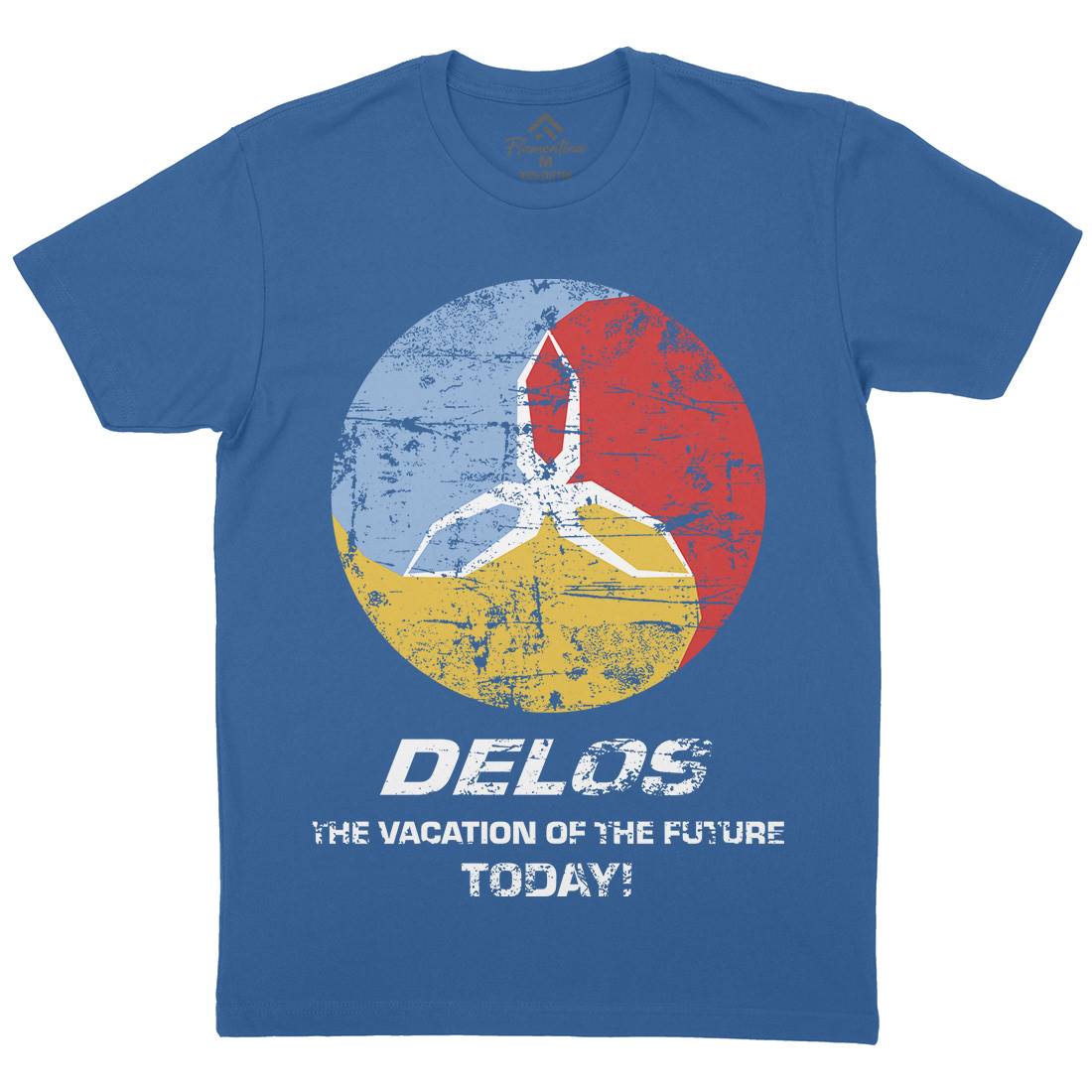 Delos Mens Crew Neck T-Shirt Space D158