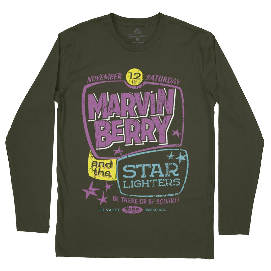 Marvin Berry And The Starlighters Mens Long Sleeve T-Shirt Music D159