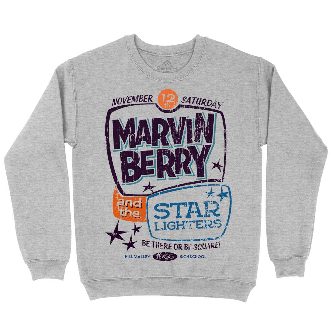 Marvin Berry And The Starlighters Mens Crew Neck Sweatshirt Music D159