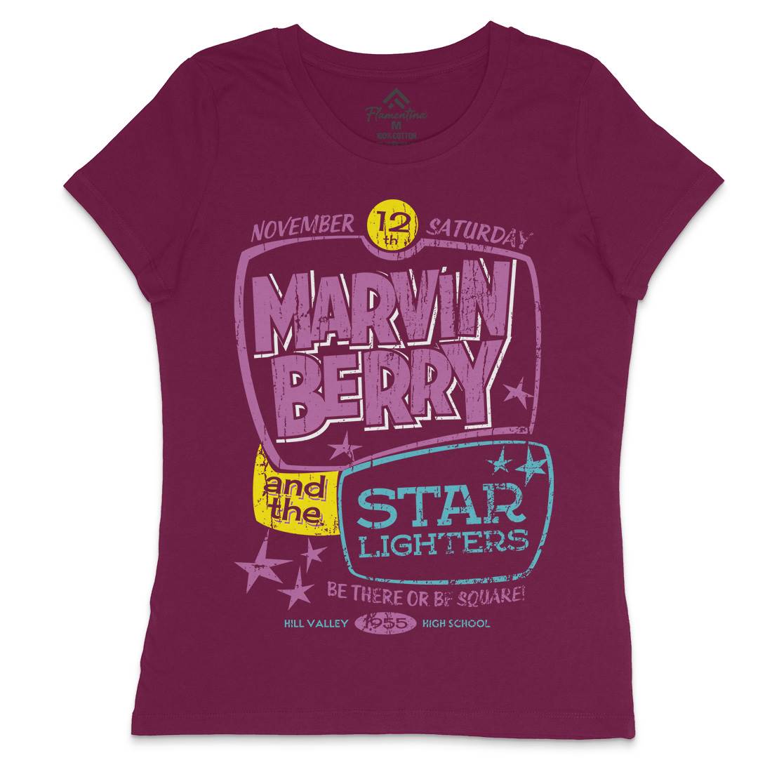 Marvin Berry And The Starlighters Womens Crew Neck T-Shirt Music D159