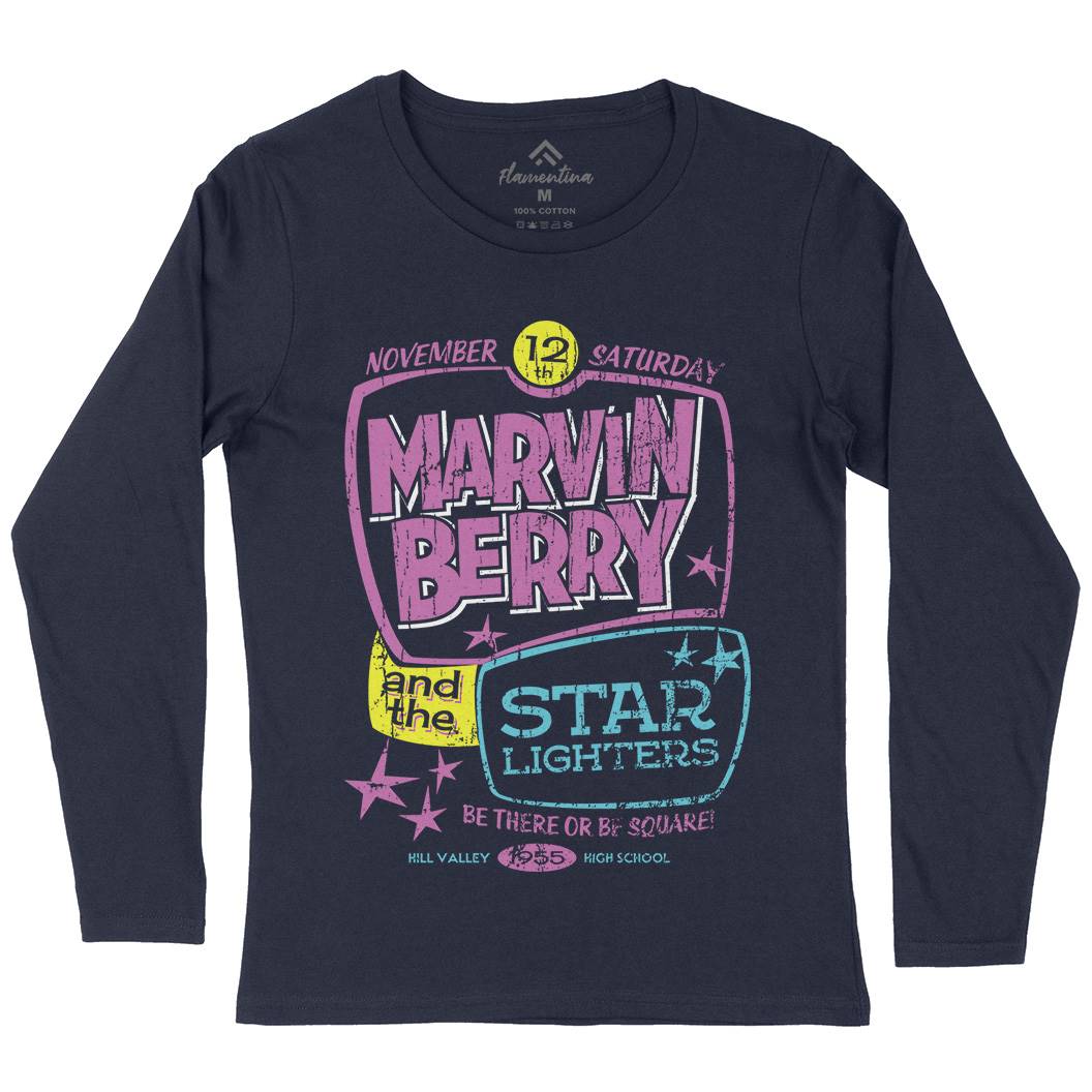 Marvin Berry And The Starlighters Womens Long Sleeve T-Shirt Music D159