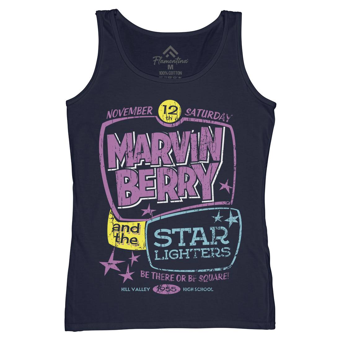 Marvin Berry And The Starlighters Womens Organic Tank Top Vest Music D159