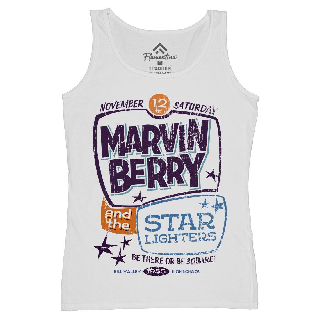 Marvin Berry And The Starlighters Womens Organic Tank Top Vest Music D159
