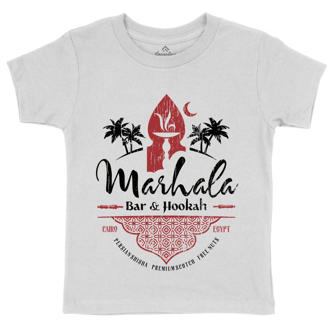 Marhala Bar Kids Organic Crew Neck T-Shirt Drinks D161