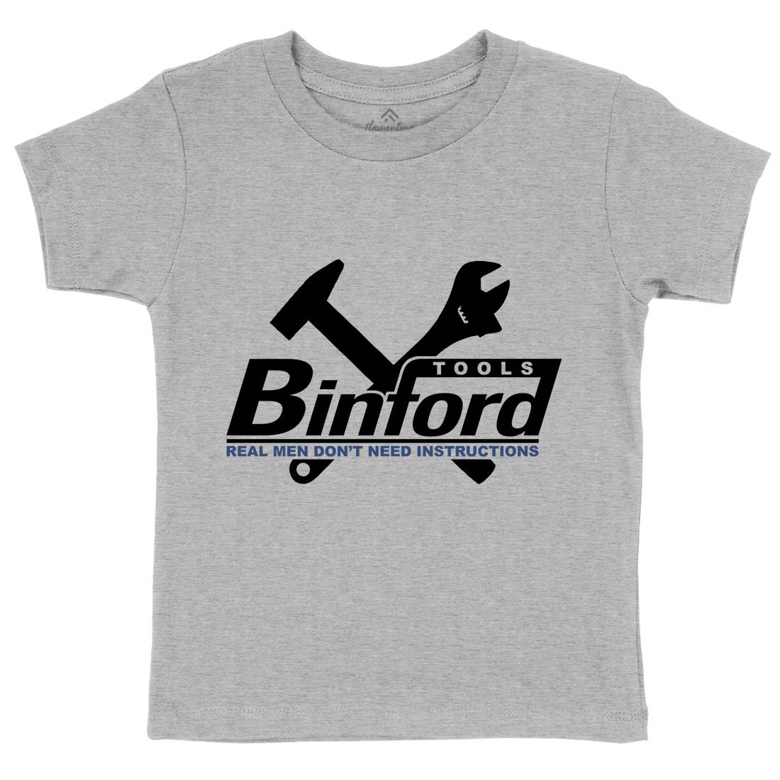 Binford Tools Kids Organic Crew Neck T-Shirt Work D162