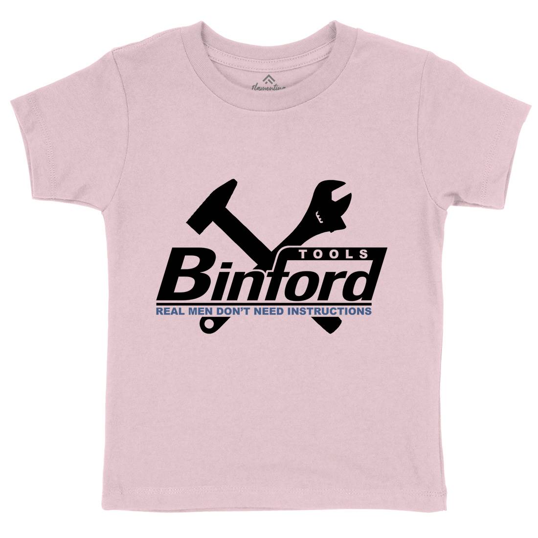 Binford Tools Kids Crew Neck T-Shirt Work D162