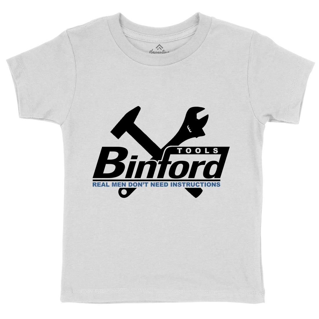 Binford Tools Kids Organic Crew Neck T-Shirt Work D162