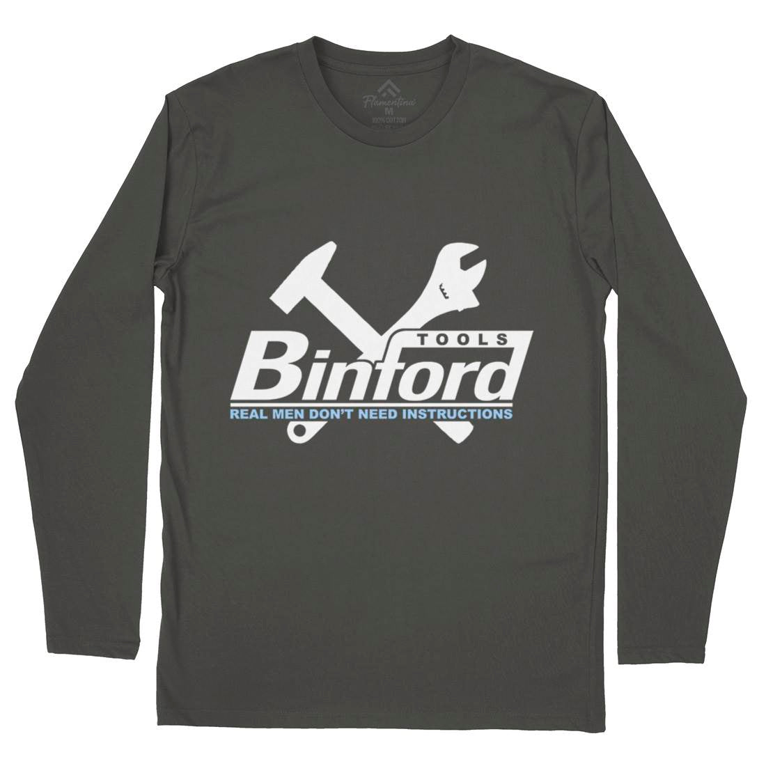 Binford Tools Mens Long Sleeve T-Shirt Work D162