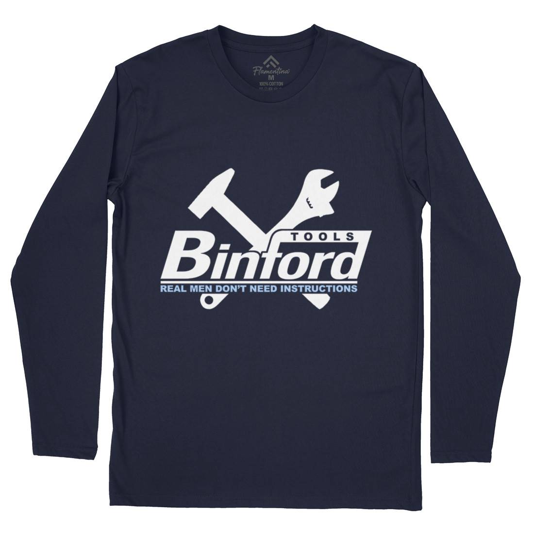 Binford Tools Mens Long Sleeve T-Shirt Work D162