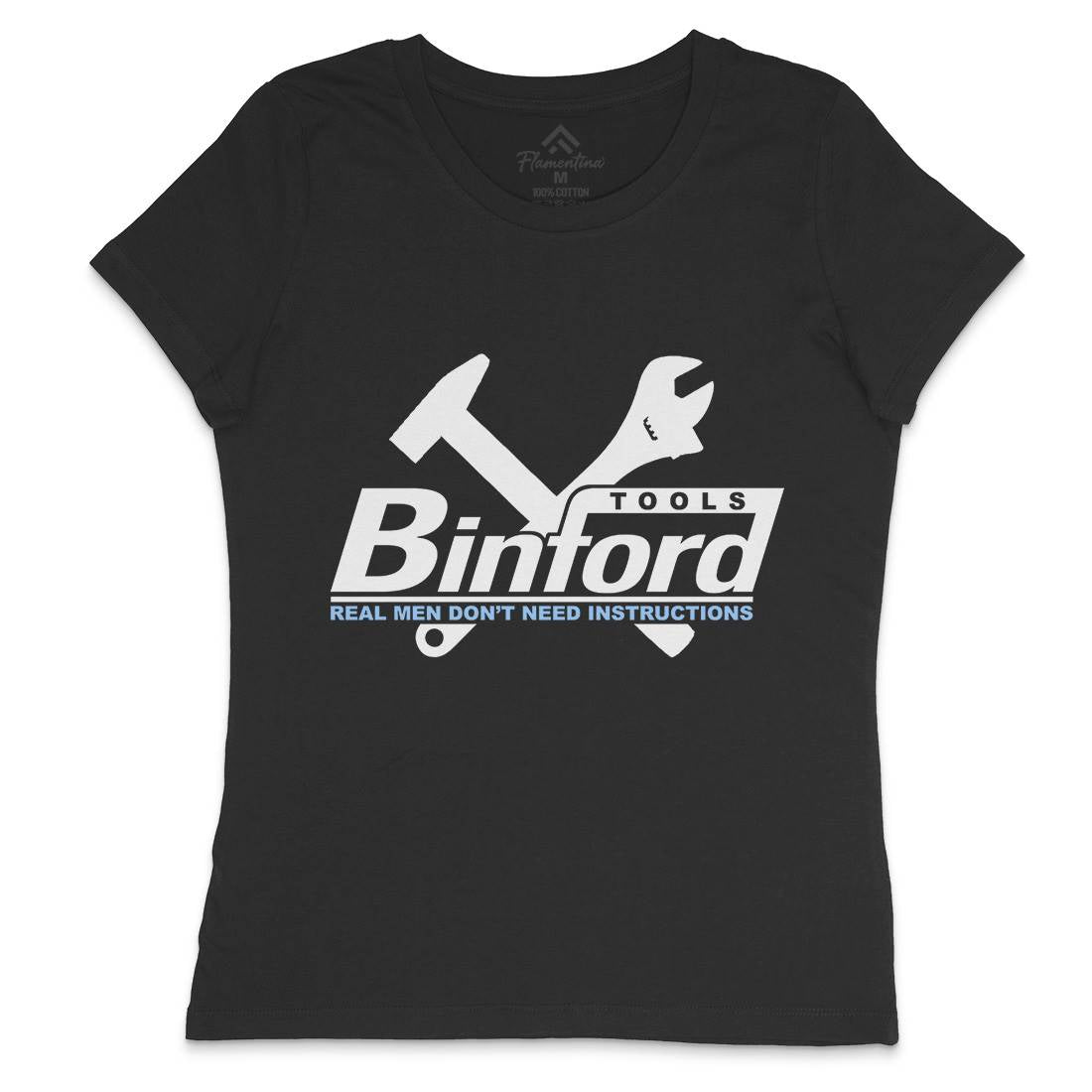 Binford Tools Womens Crew Neck T-Shirt Work D162