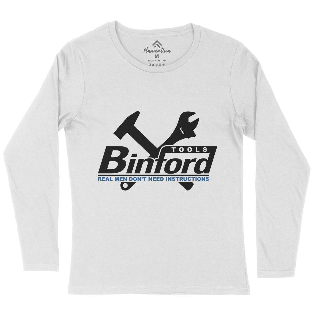 Binford Tools Womens Long Sleeve T-Shirt Work D162