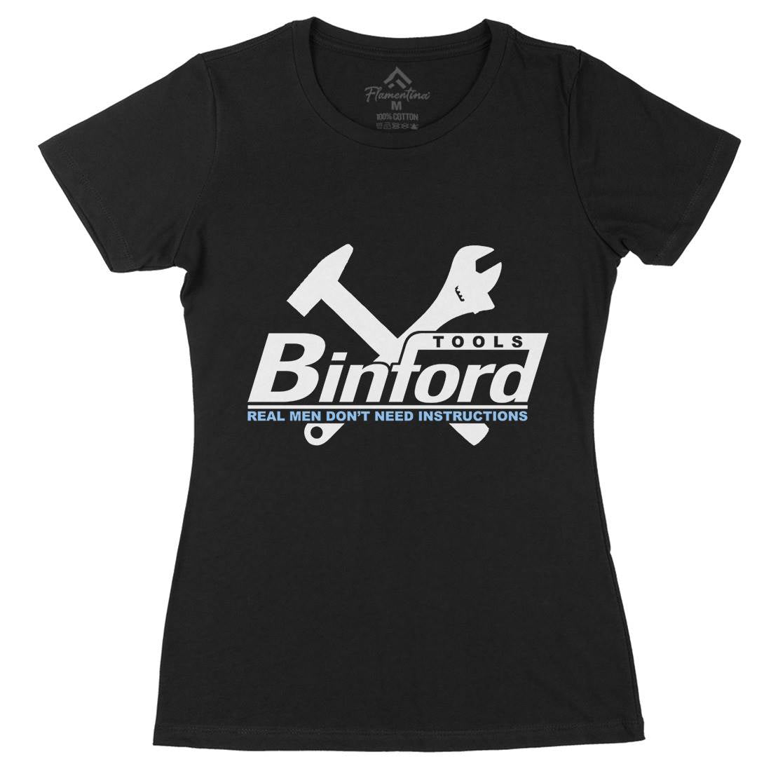 Binford Tools Womens Organic Crew Neck T-Shirt Work D162