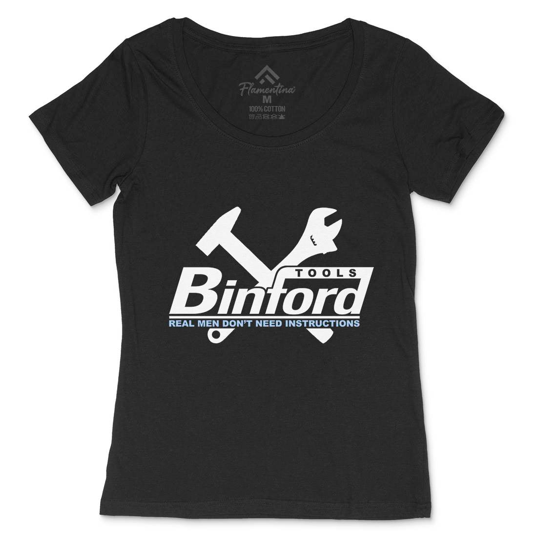 Binford Tools Womens Scoop Neck T-Shirt Work D162