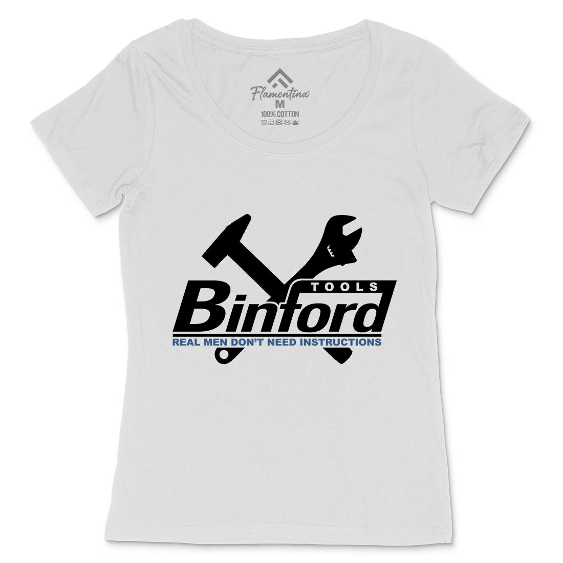 Binford Tools Womens Scoop Neck T-Shirt Work D162