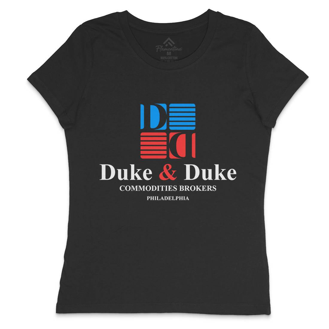 Duke And Duke Womens Crew Neck T-Shirt Retro D163