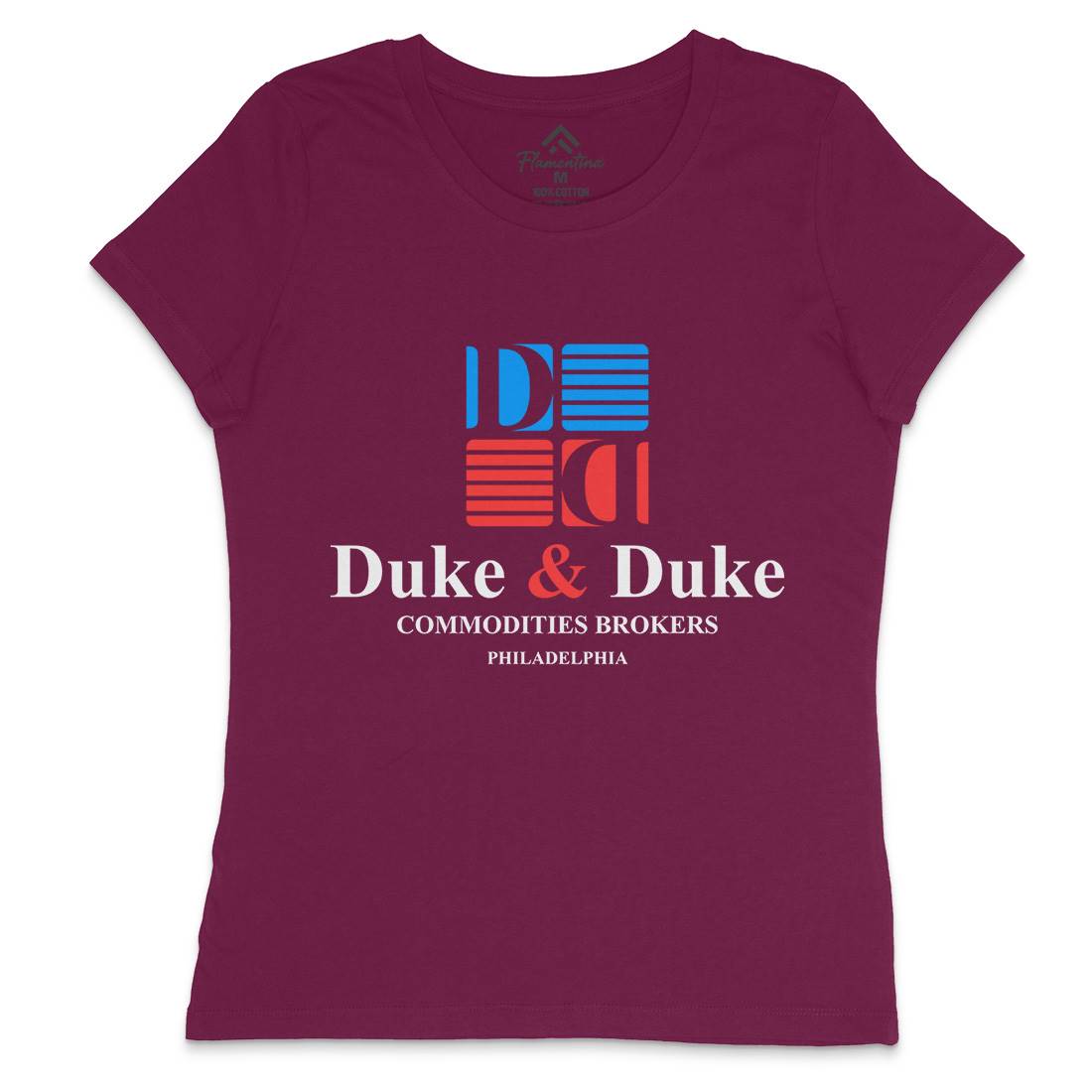 Duke And Duke Womens Crew Neck T-Shirt Retro D163