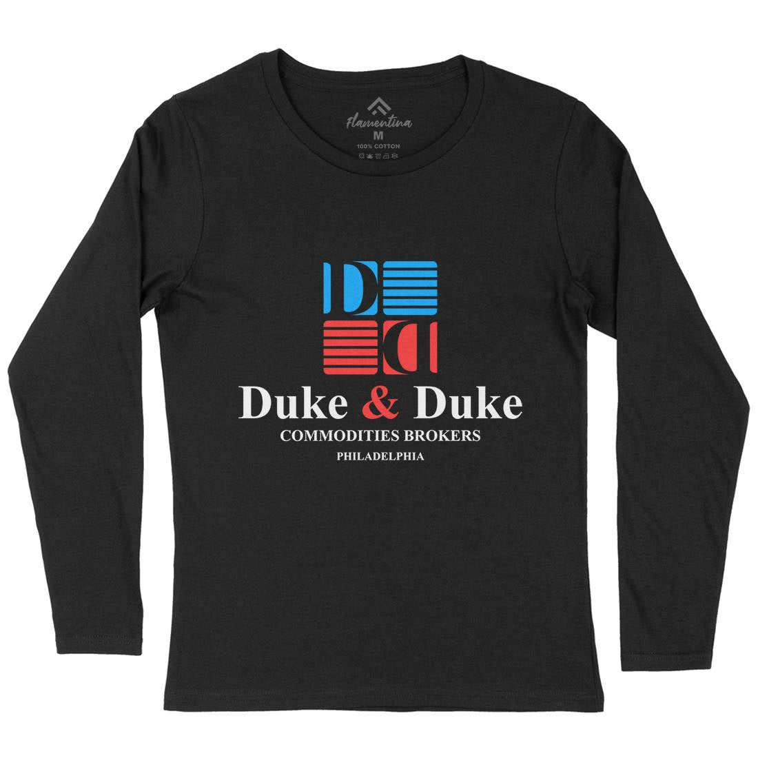 Duke And Duke Womens Long Sleeve T-Shirt Retro D163