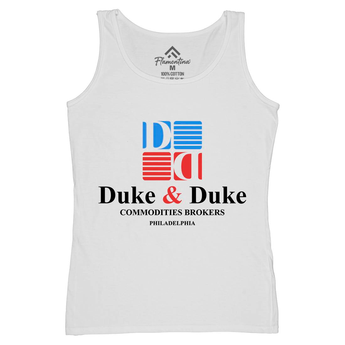 Duke And Duke Womens Organic Tank Top Vest Retro D163