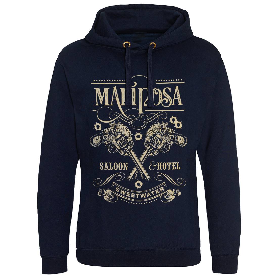 Mariposa Saloon Mens Hoodie Without Pocket Drinks D164