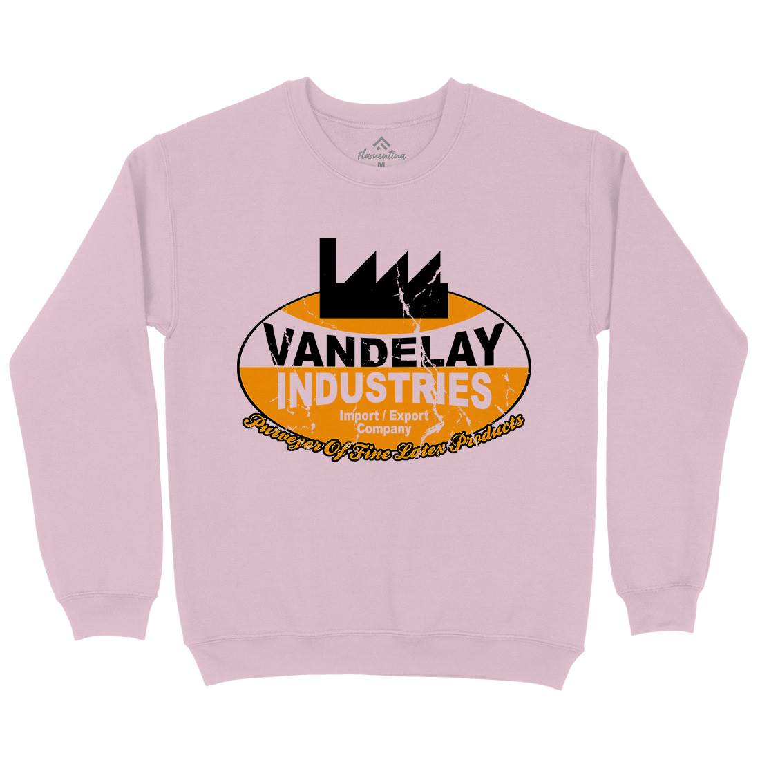 Vandelay Industries Kids Crew Neck Sweatshirt Retro D165